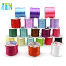 Stretch Beading TPU Cord Elastic Rope For Bracelet, Flat Elastic Milk Color String For DIY Jewelry ZYL0012